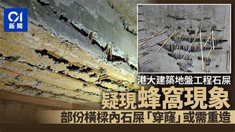 港大石屎|港大建築地盤工程石屎疑現蜂窩現象 或需重造 校方：。